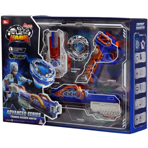 Фото - Дзиґа Infinity Nado VII Advanced series Thunder Shadow Hunter (EU664121)